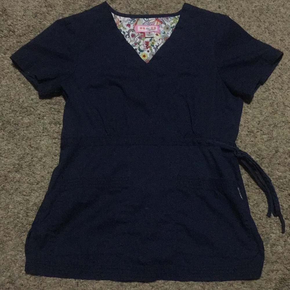 Koi by Kathy Peterson scrub top